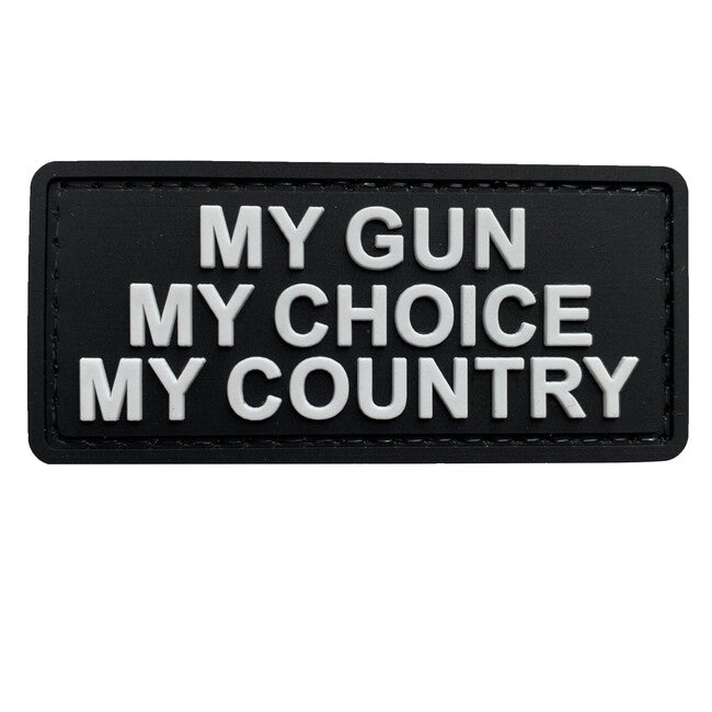 WARAGOD My Gun Σήμα PVC, ασπρόμαυρο