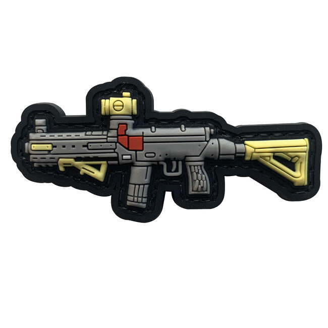 WARAGOD 3D GUN κεντητό σήμα 7.2x3.5cm