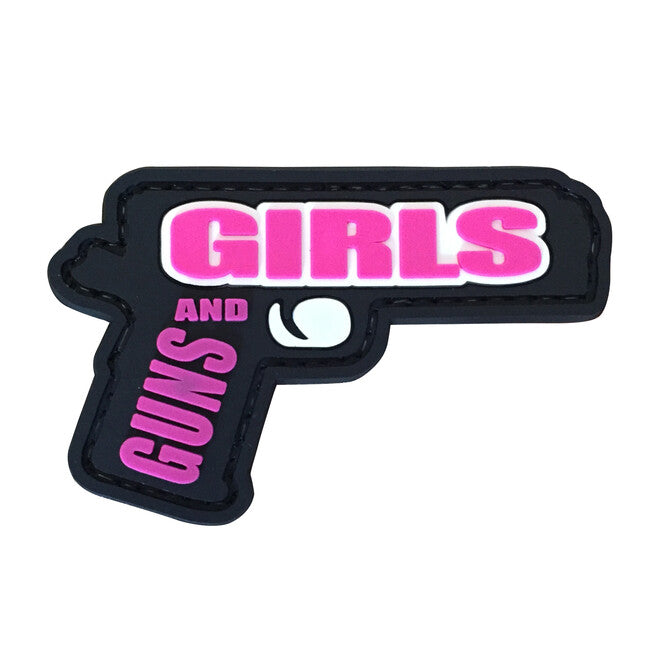 WARAGOD 3D Guns and Girls Κεντητό Σήμα 7x5cm
