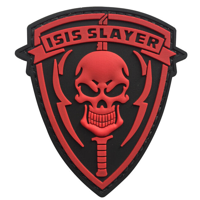 WARAGOD ISIS SLAYER με Punisher κέντημα 3D 7.5x6cm