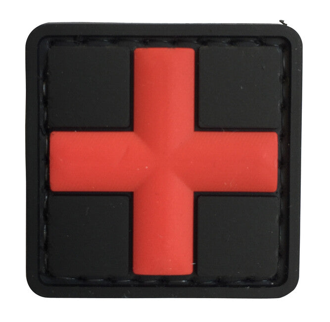 WARAGOD 3D Medic κεντητό μαύρο, 3x3cm