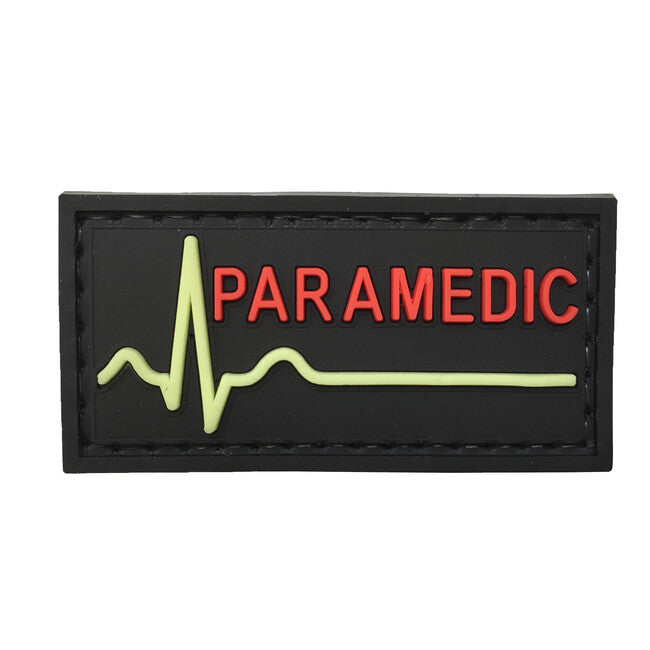 WARAGOD 3D Paramedic κεντητό μαύρο, 5x2.5cm