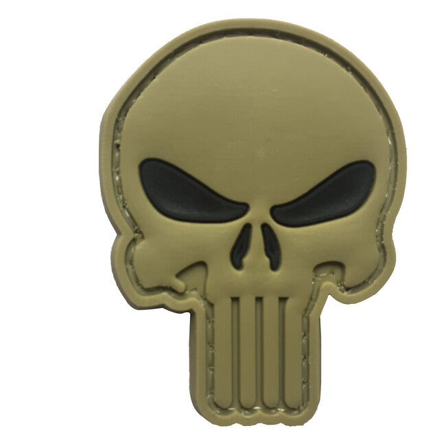 WARAGOD Σήμα 3D Punisher, μαύρα μάτια, 5x4cm