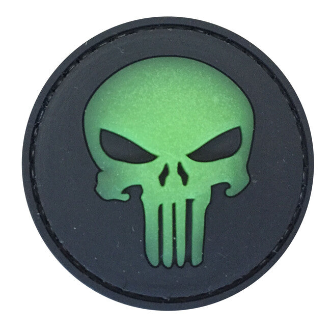 WARAGOD 3D Round Punisher Μπάλωμα φωτιζόμενο, 5cm