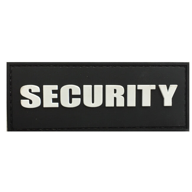 WARAGOD κέντημα 3D SECURITY, μαύρο 8.8x3.4cm
