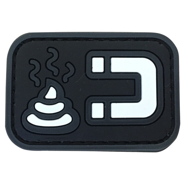 WARAGOD 3D Shitmagnet Κονκάρδα Μαύρη, 5x3.3cm