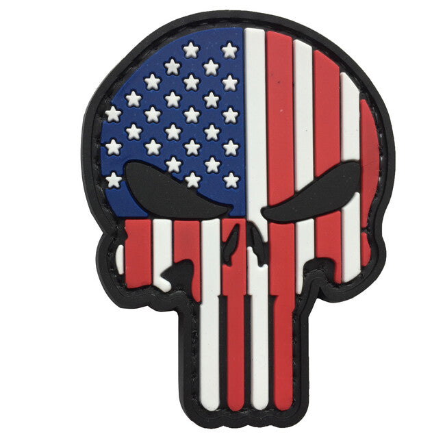WARAGOD 3D US Patriot Punisher κέντημα 6x4.5cm