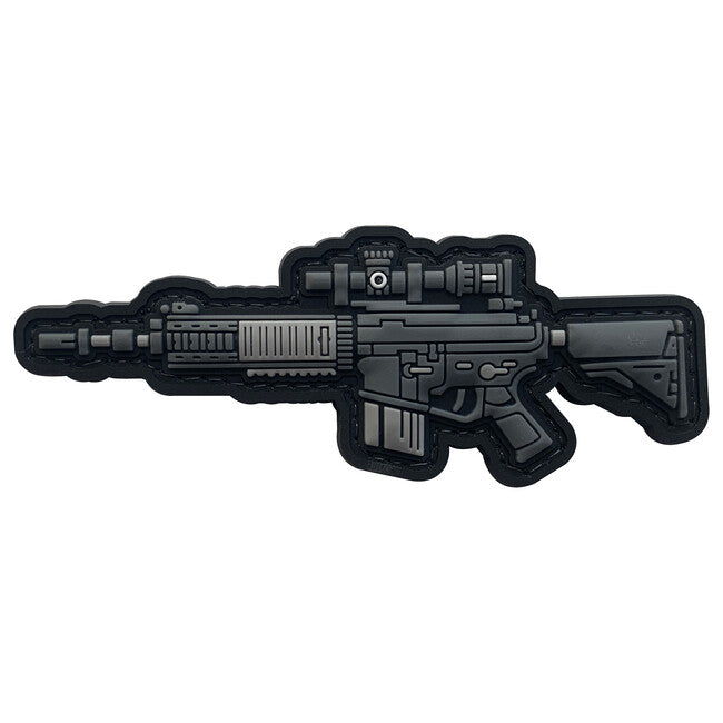 WARAGOD AR15 3D GUN κέντημα 10.5x4cm