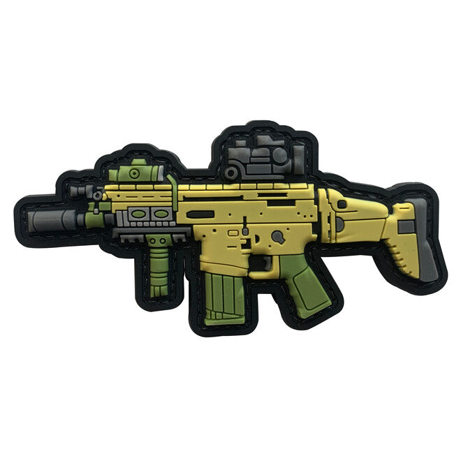 WARAGOD Scar-H 3D GUN κέντημα 10.5x5cm