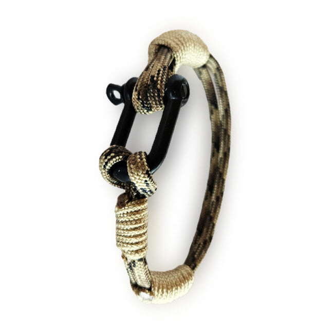 WARAGOD Σακάλι Paracord με Μεταλλική Αγκράφα Faila, camo coyote
