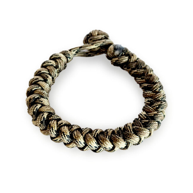 WARAGOD Ectar Βραχιόλι Paracord με Ρυθμιζόμενο Κλείσιμο, camo coyote
