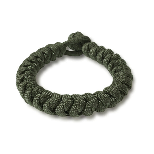 WARAGOD Ectar Κορδόνι Paracord Βραχιόλι με Ρυθμιζόμενη Κλειστή, Πράσινο