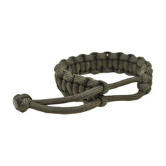 WARAGOD Ilmë paracord zapestnica s nastavljivo zaponko, zelena