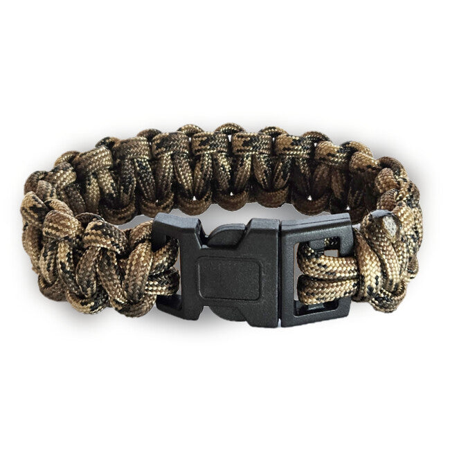 WARAGOD Corna παραકόρδ βραχιόλι με πλαστικό κλιπ, camo coyot