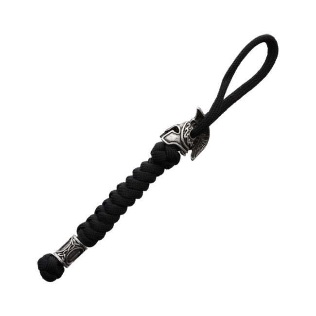 WARAGOD Spartan paracord κλειδοθήκη Nénar, μαύρο