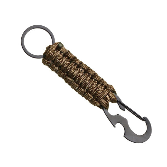 WARAGOD Sanya Paracord Κλειδί Πολυλειτουργικό Survival 4 σε 1, Coyote