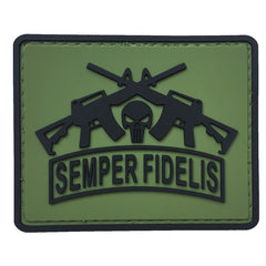 WARAGOD Semper Fidelis PVC Σήμα, Πράσινο