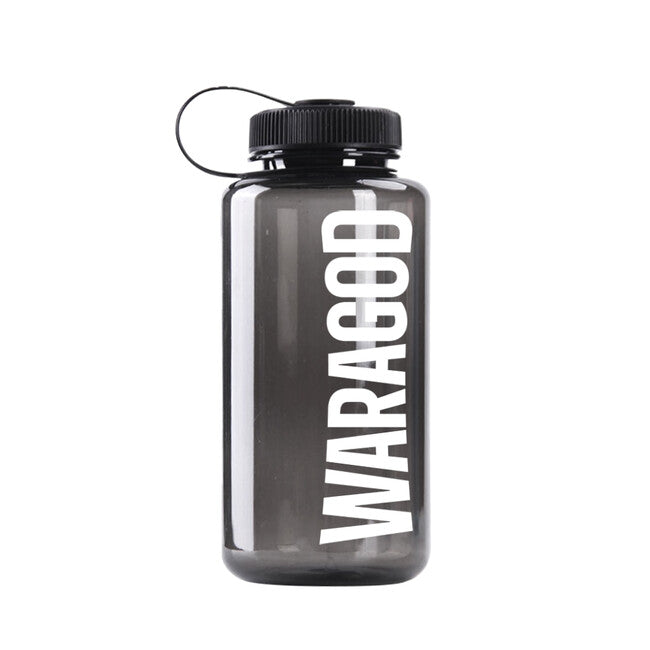 WARAGOD Sigyn Αθλητικό Ευρύ Μπουκάλι 1000 ml, Μαύρο