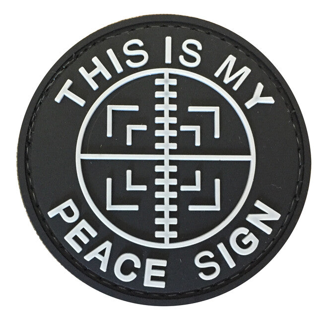 WARAGOD This is my Peace sign Σήμα PVC