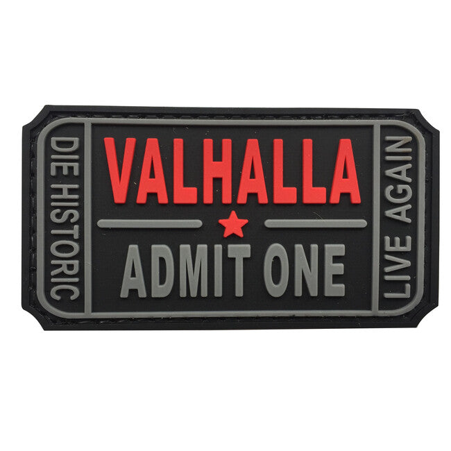 WARAGOD Valhalla Admit PVC κέντημα, μαύρο