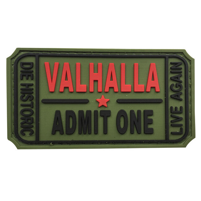 WARAGOD Valhalla Admit PVC μπάλωμα, πράσινο