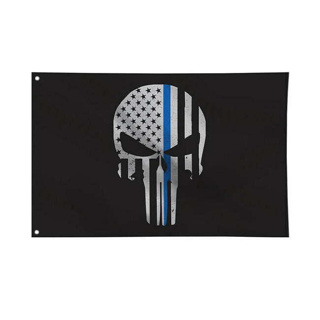 WARAGOD Σημαία American Punisher Skull, 150x90 cm