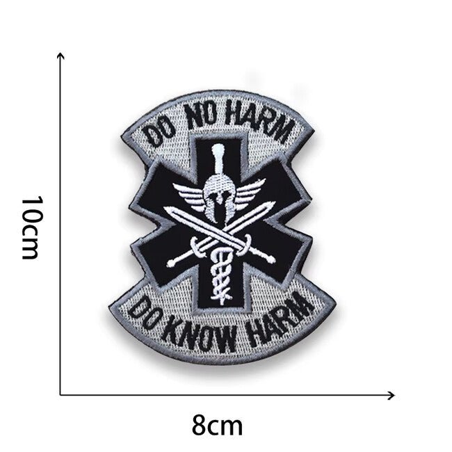 WARAGOD Do No Harm The Vintage Totem Legion Symbol κεντημένο μπάλωμα 05