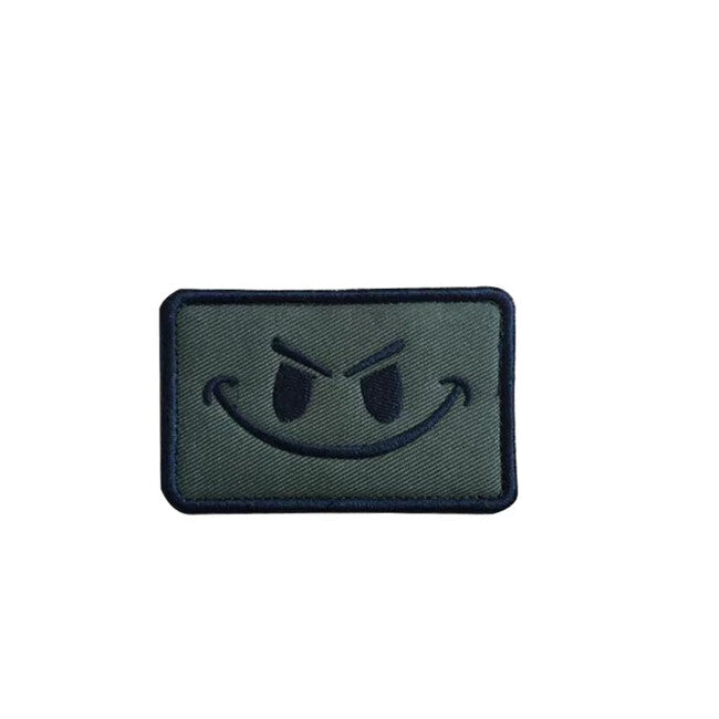 WARAGOD Emoticon Κεντημένο Σήμα, Πράσινο