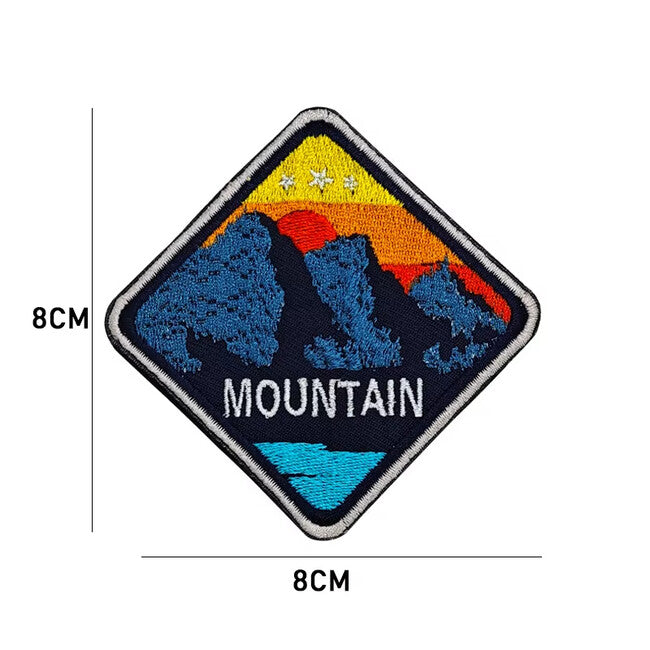 WARAGOD Mountain Camping 02 κεντημένο σήμα
