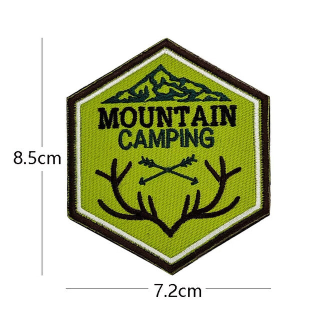 WARAGOD Mountain Camping κεντητό patch 04