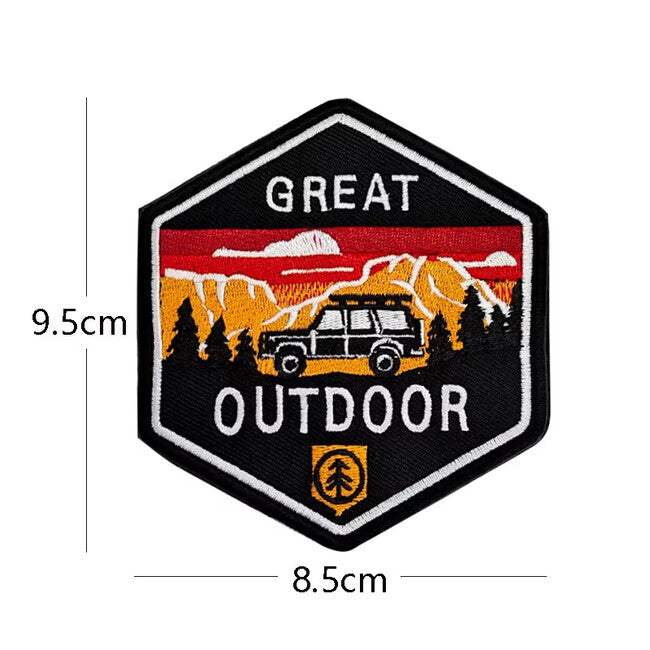 WARAGOD Mountain Camping 05 Κεντητό Σήμα