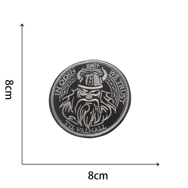 WARAGOD Northern Europe Viking κεντητό σήμα 06