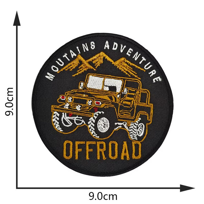 WARAGOD Off Road Mountain Adventure κεντημένη μπάλωμα