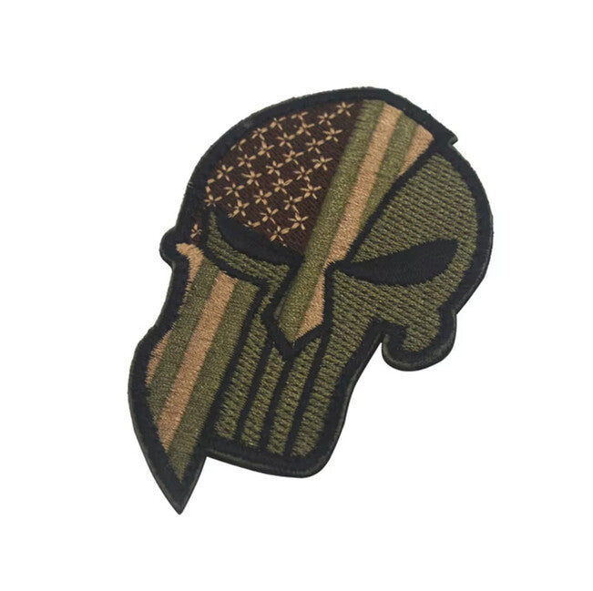 WARAGOD Punisher κεντημένη σήμανση, USA πράσινο