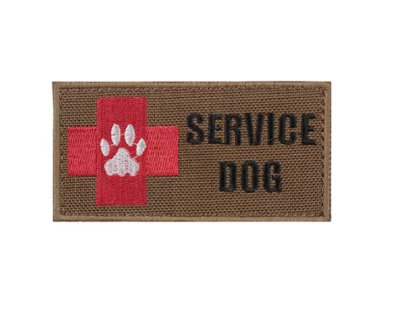 WARAGOD Service Dog Rescue Team Κεντητή Μπάλωμα, coyote
