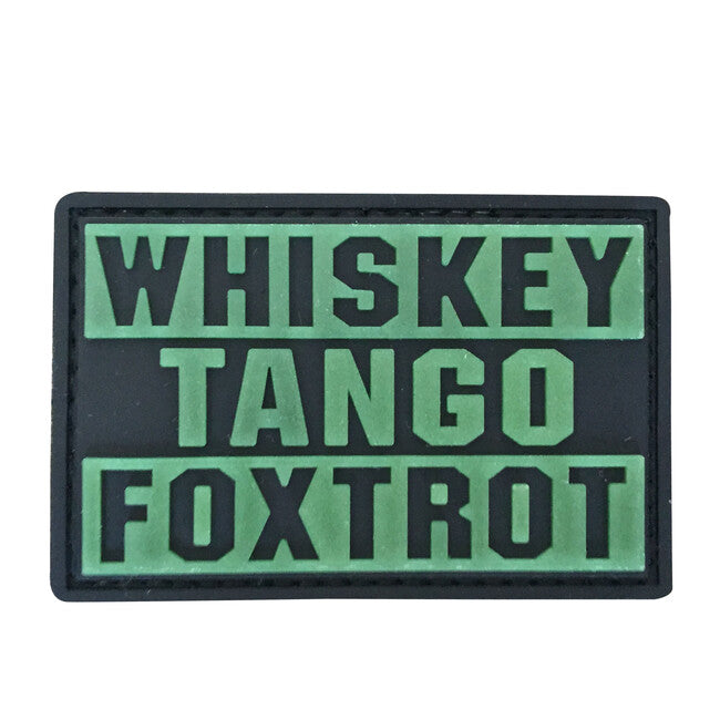 WARAGOD Whiskey Tango PVC κεντημένη ειδή, φωτεινή