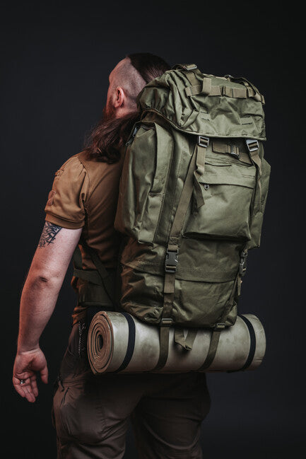 WARAGOD Soldat Assault Σακίδιο Πλάτης 65L, Μαύρο