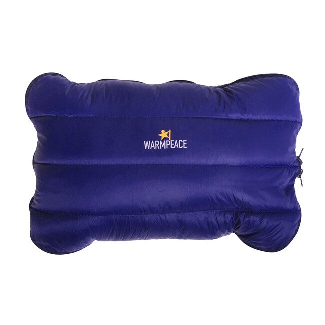 Warmpeace Μαξιλάρι με Πούπουλα Zip, σκούρο μπλε
