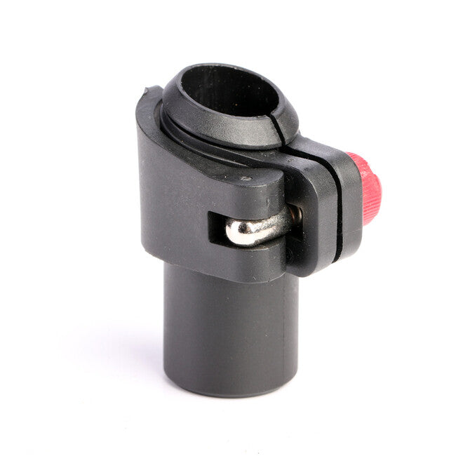 Warp ND FL-14 flip-lock μηχανισμός, μαύρο σώμα/μαύρη πλαστική λαβή/κόκκινο περικόχλιο, διάμετρος 16mm