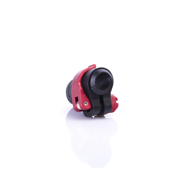 Warp ND FL-17 flip-lock μηχανισμός μαύρο πλαστικό/κόκκινο ALU λαβίδα/κόκκινο περικόχλιο για διάμετρο 14mm