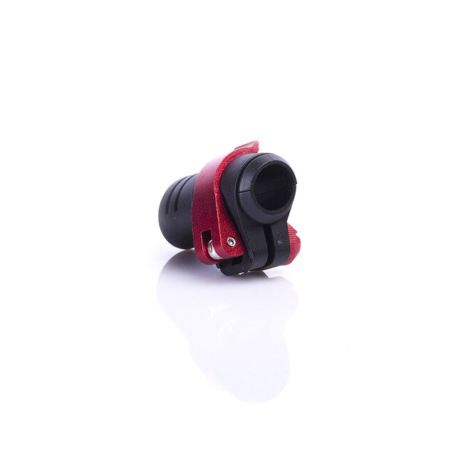 Warp ND FL-17 flip-lock μηχανισμός μαύρο πλαστικό/κόκκινο ALU λαβίδα/κόκκινο παξιμάδι για διάμετρο 16mm