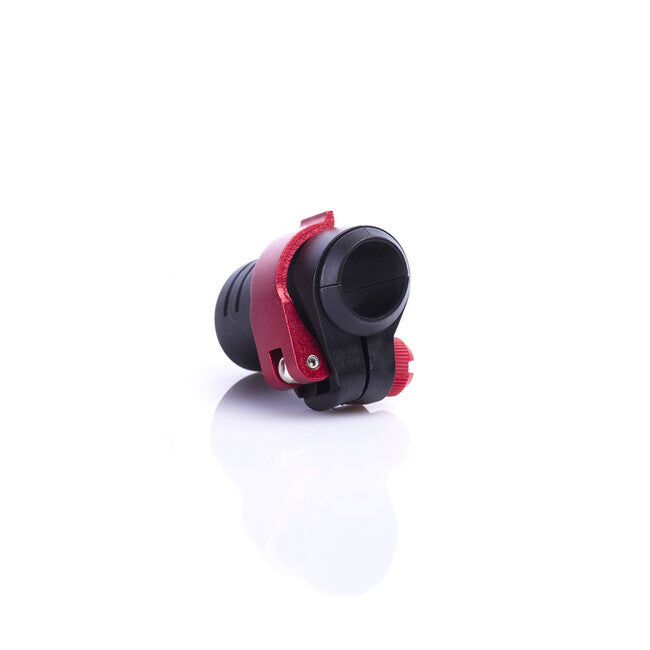 Warp ND FL-17 flip-lock μηχανισμός μαύρο πλαστικό/κόκκινο ALU μοχλός/κόκκινο παξιμάδι, για διάμετρο 18mm