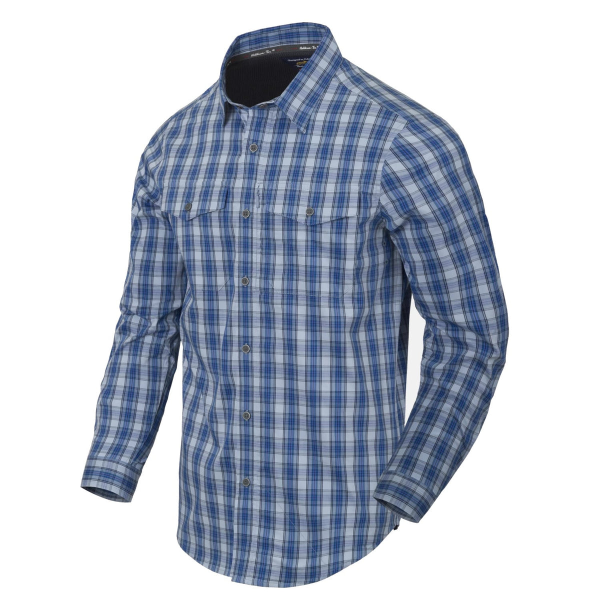 Helikon-Tex košeľa taktická na skryté nosenie Plaid, Ozark Blue