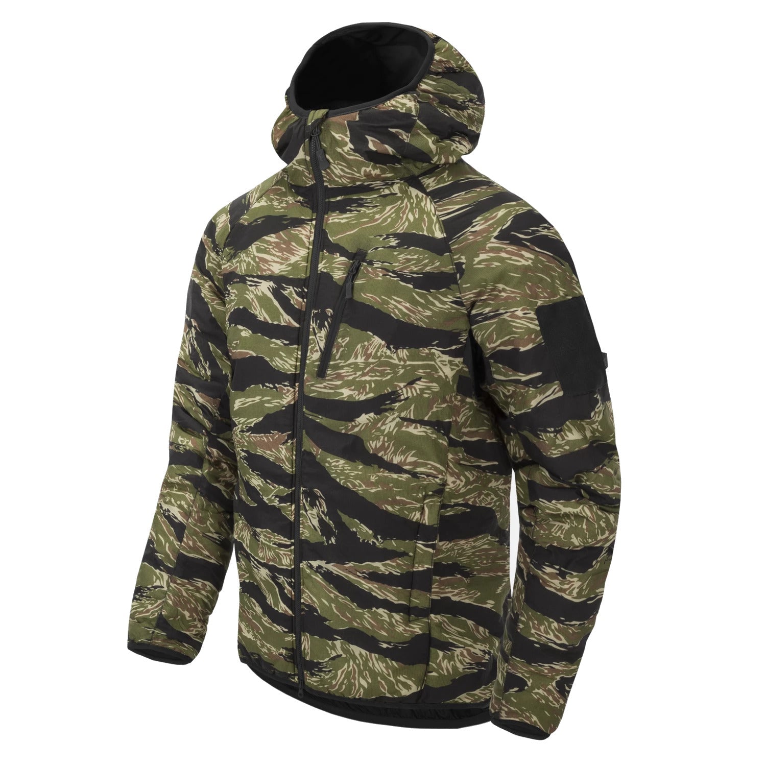 Helikon-Tex WOLFHOUND Bunda s kapucňou Climashield Apex, Tiger Stripe