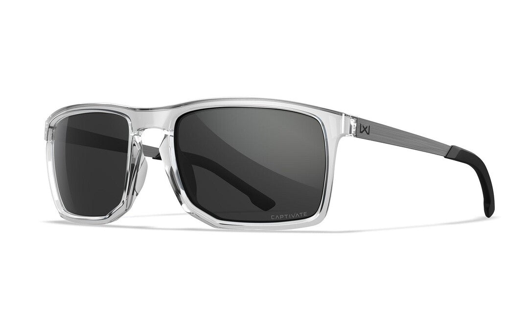 Wiley X Axe Γυαλιά Ηλίου, Captivate Grey/Gloss Crystal Clear