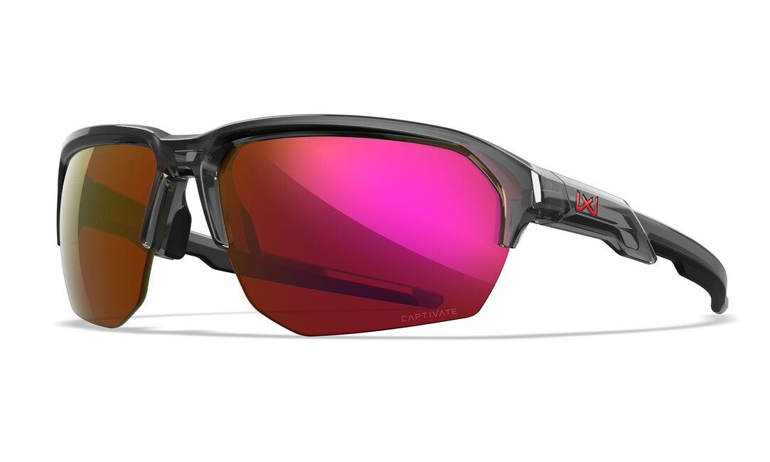 Wiley X Jakl Γυαλιά Ηλίου, Captivate Red Mirror/ Gloss Crystal Grey