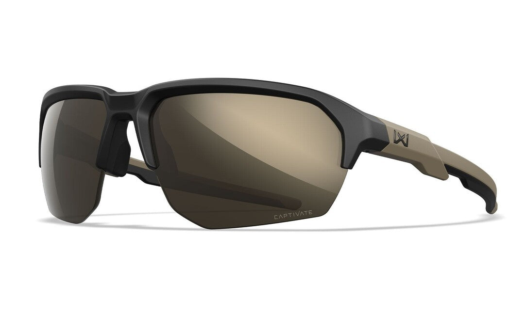 Wiley X Γυαλιά Ηλίου Jakl Captivate Tungsten Mirror, Matte Black/Tan
