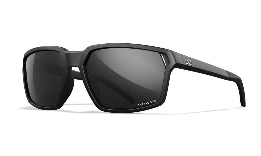 Wiley X Sierra Γυαλιά Ηλίου Captivate Polarized, Ματ Μαύρο, Μαύρο Καθρέφτη