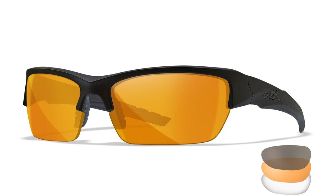 WileyX VALOR 2.5 γυαλιά, μαύρο, Grey/Clear/Light Rust