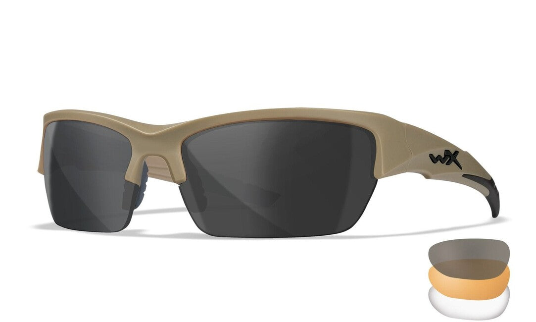 WileyX VALOR 2.5 γυαλιά, coyote, Grey/Clear/Light Rust